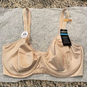 NWT Bali Sz 42D Women’s Tan Smoothing Full Coverage Dream Underwire Bra Ret $48!